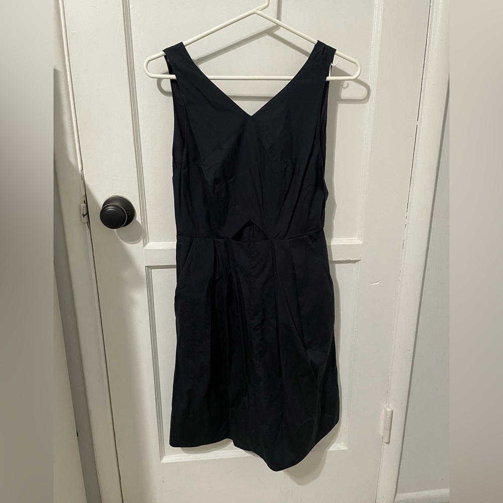 Madewell cut out dress navy size 2